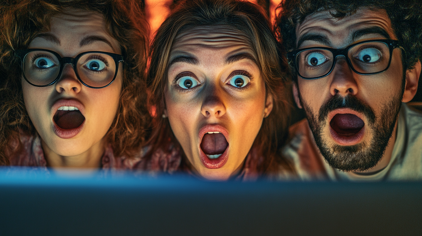 Flmrochas Close Up Of Peoples Faces Looking At A Screen With A 8769000d E7cf 4cd0 Abca E06c2edbc5d0