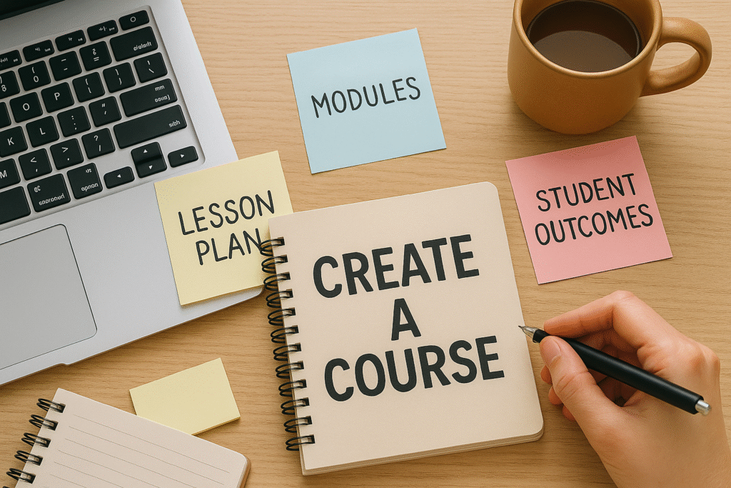 create a course