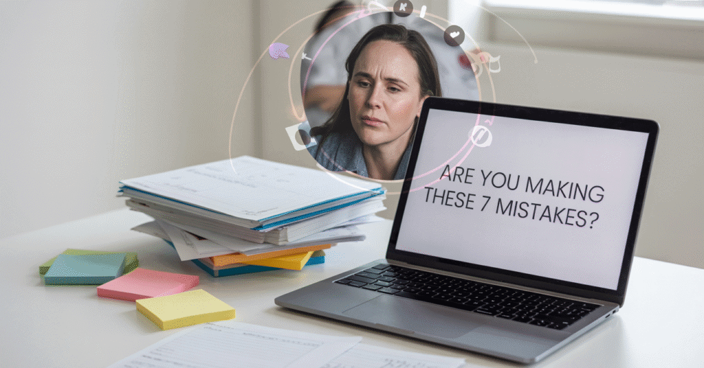 are you making these mistakes as an online teacher?