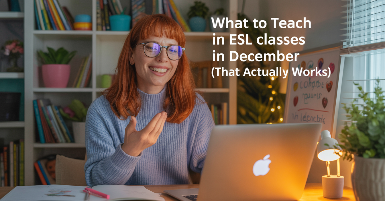 What to Teach in ESL Classes in December (That Actually Works)